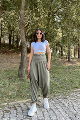 Khaki Women Pants