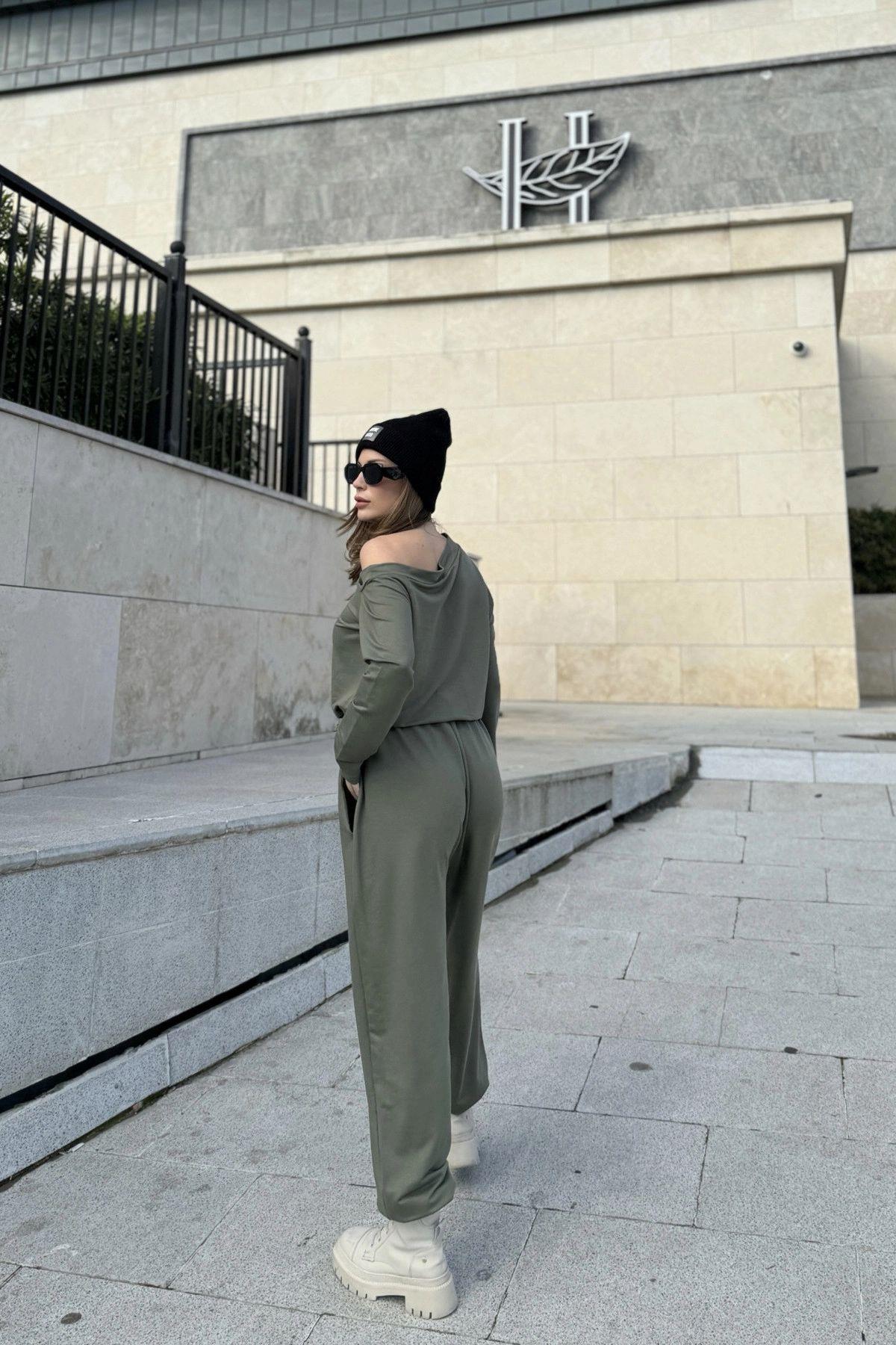 Khaki Women Jumpsuit