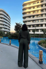 Khaki Women Jumpsuit