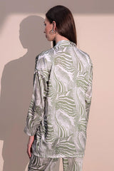 Khaki Women Modest Jacket