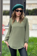 Khaki Women Blouse