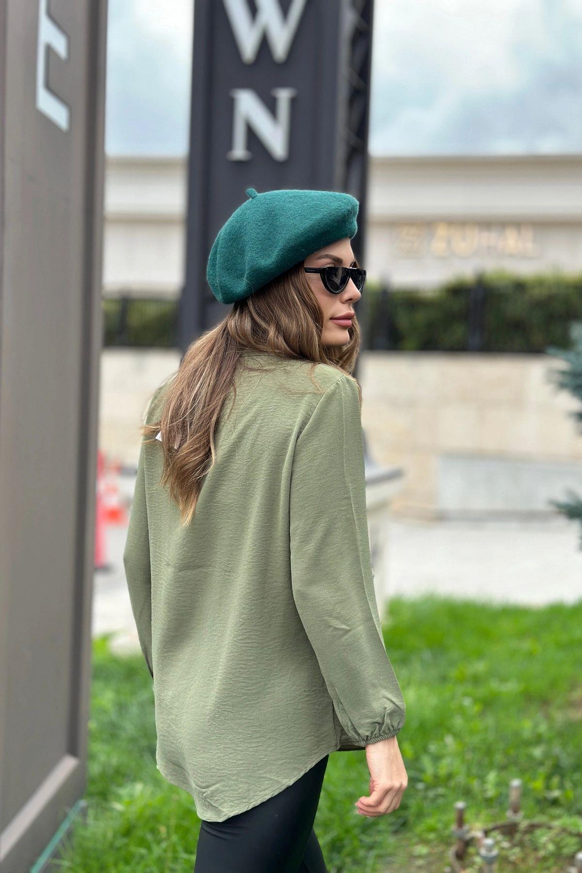 Khaki Women Blouse
