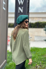 Khaki Women Blouse