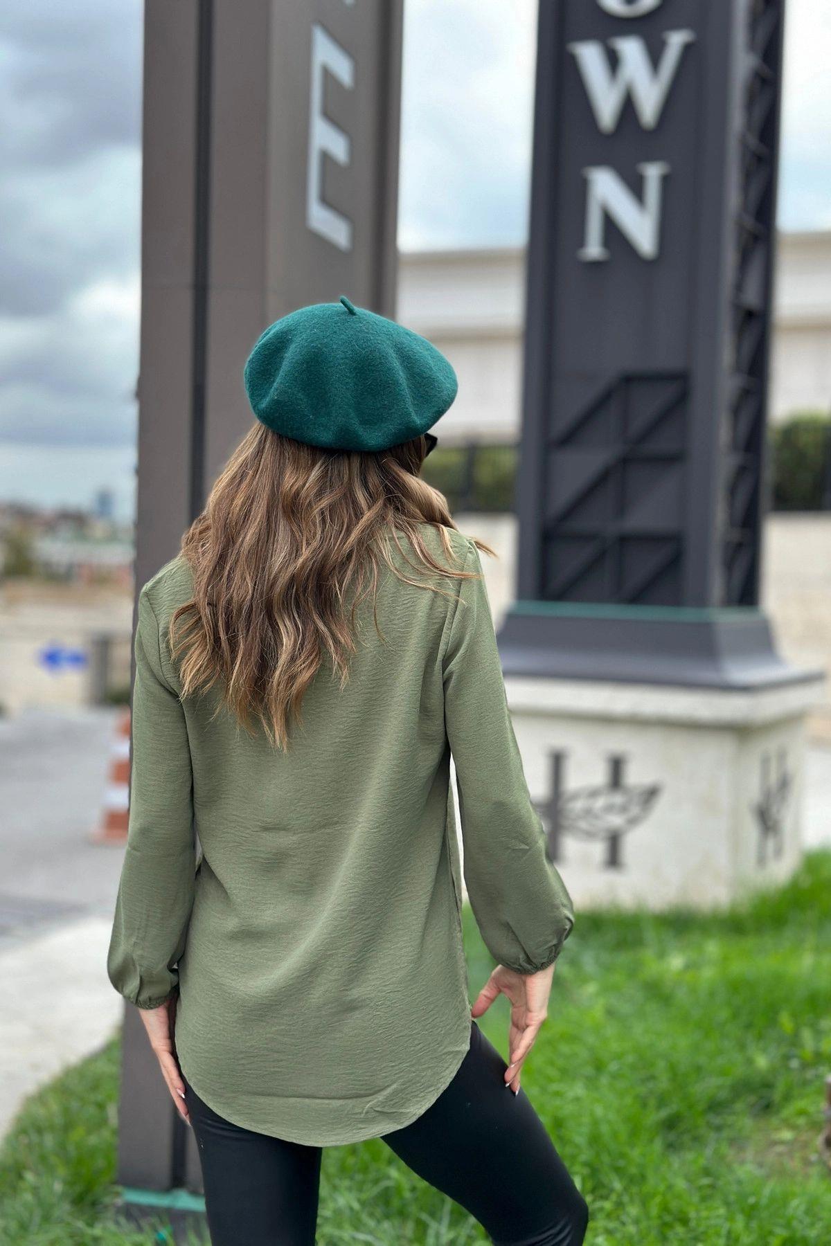 Khaki Women Blouse