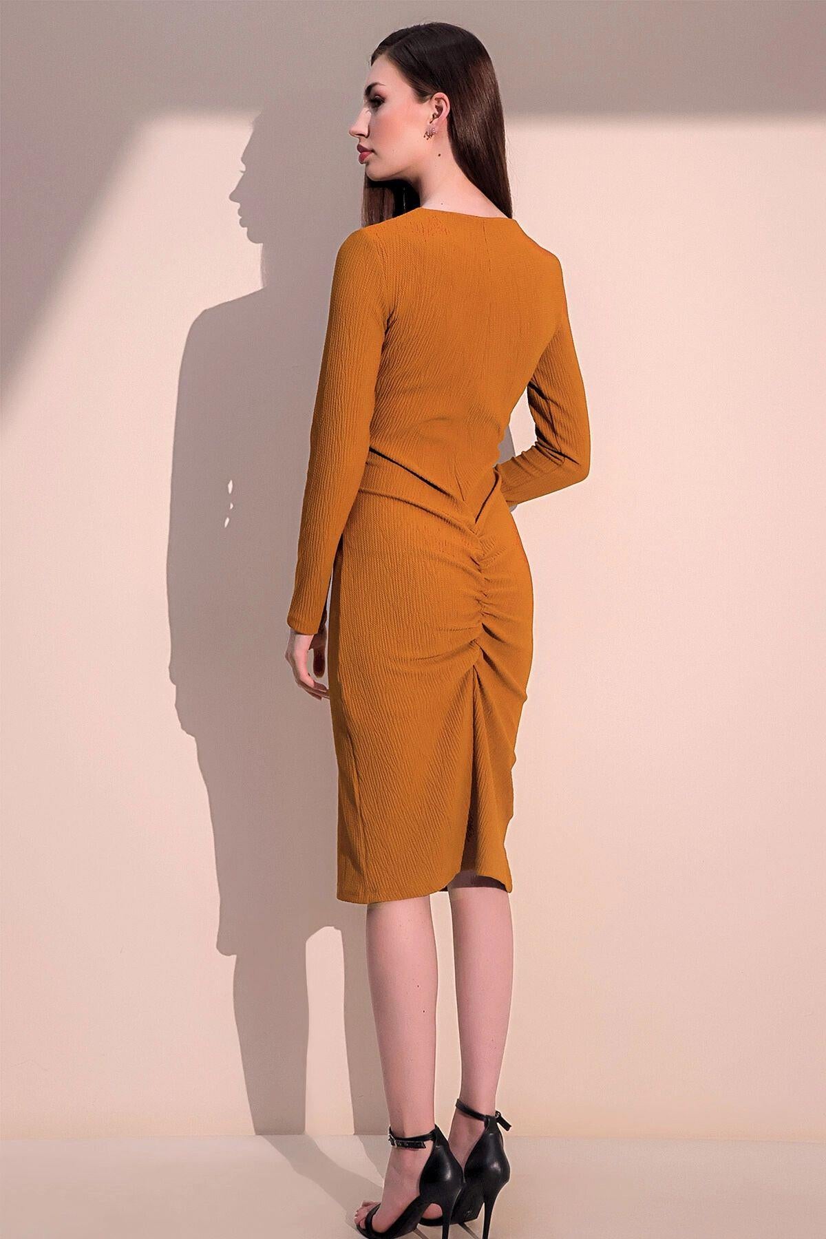 Mustard Women Dress