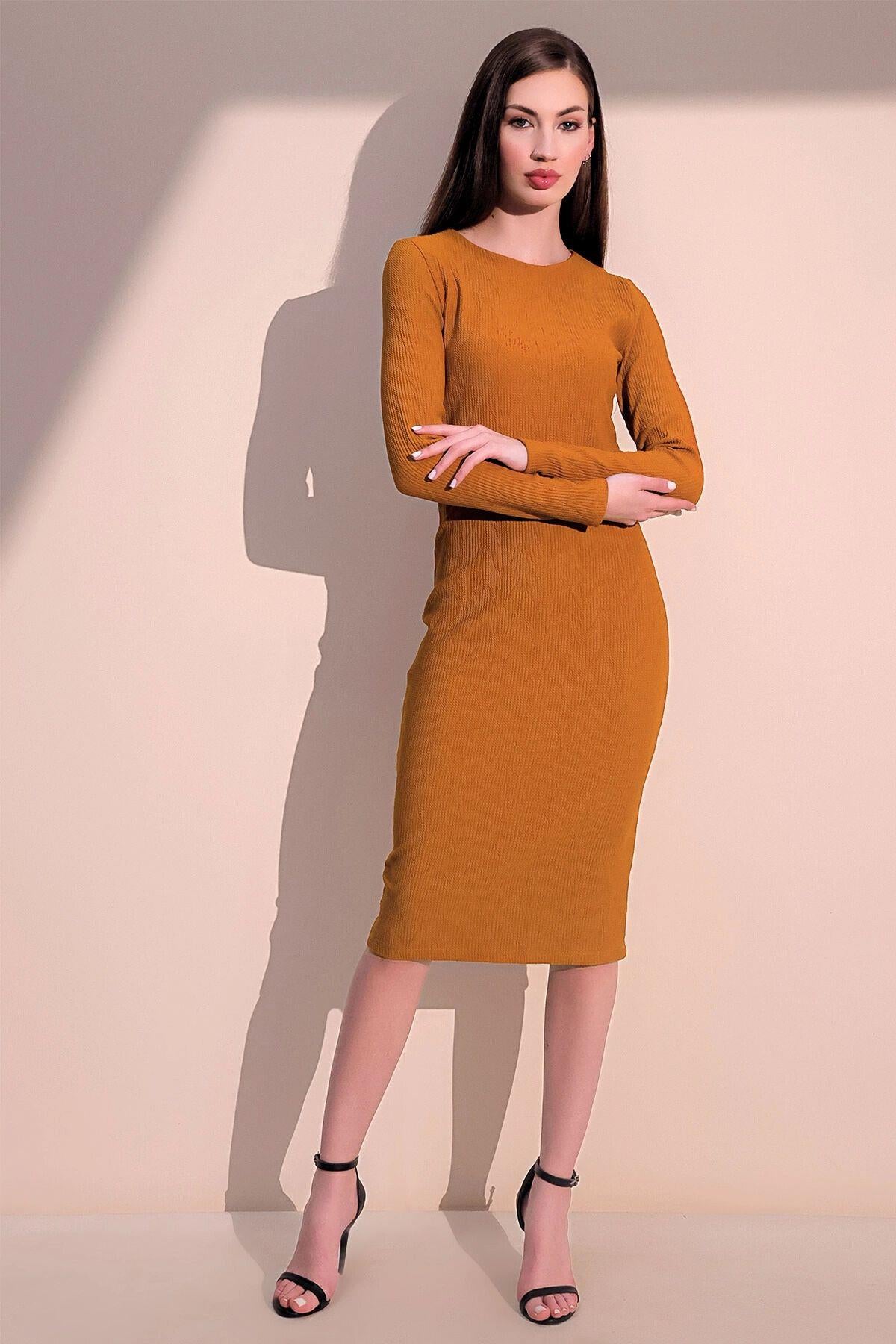 Mustard Women Dress