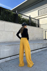 Mustard Women Pants