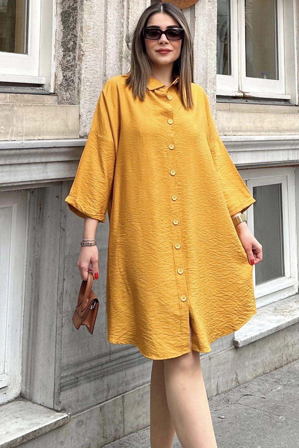 Mustard Women Dress