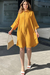 Mustard Women Dress