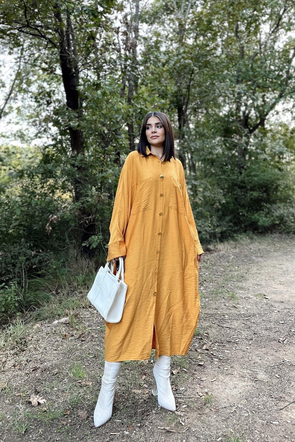 Mustard Women Dress