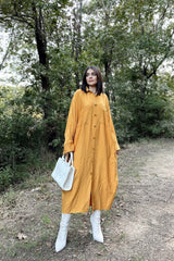 Mustard Women Dress