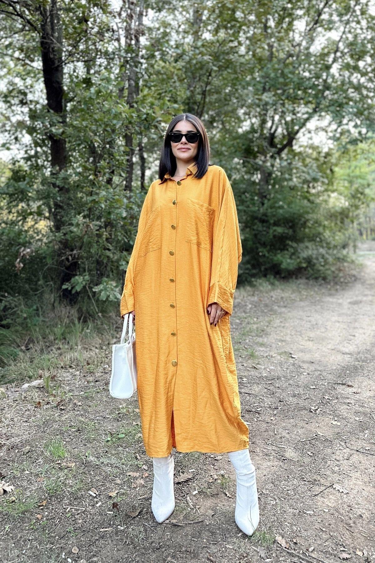 Mustard Women Dress