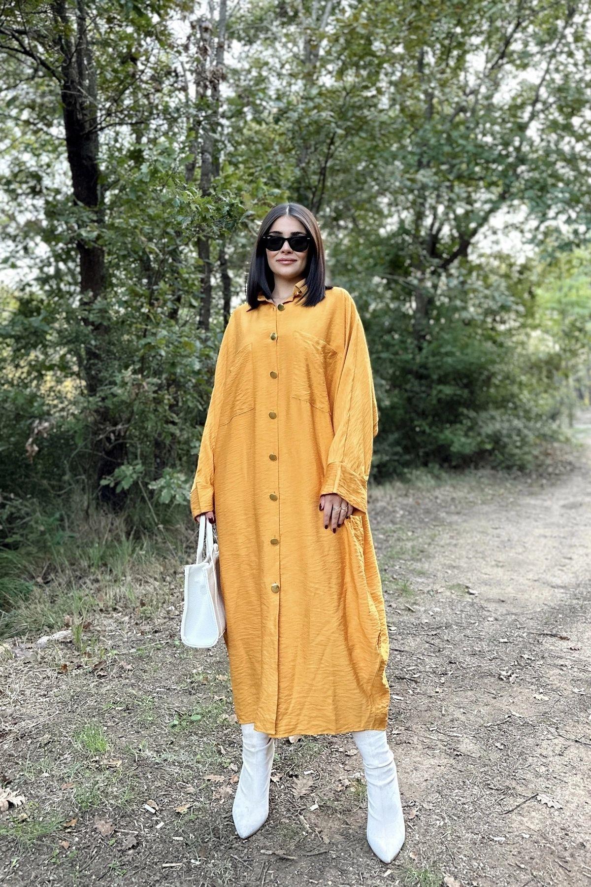 Mustard Women Dress