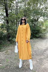 Mustard Women Dress