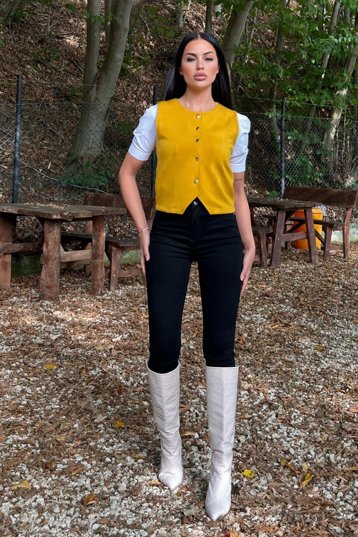 Mustard Women Jacket