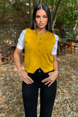 Mustard Women Jacket