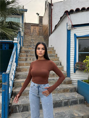 Brown Women Blouse