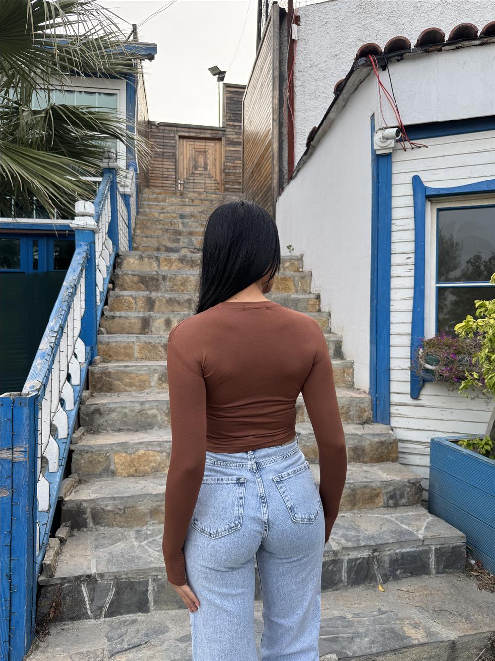 Brown Women Blouse