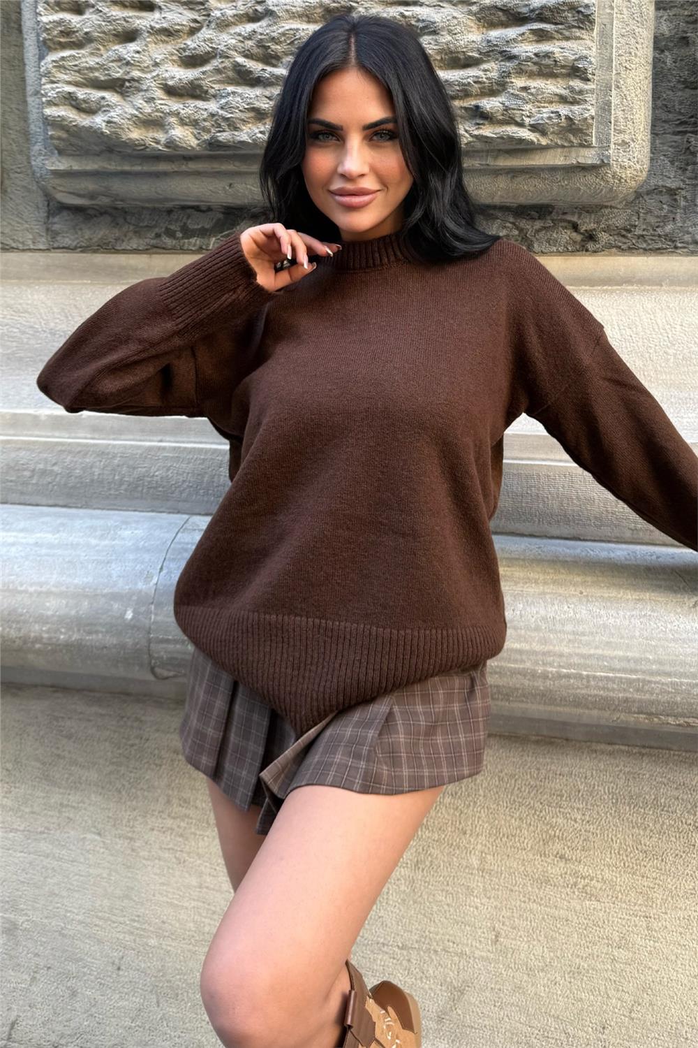 Brown Women Sweater