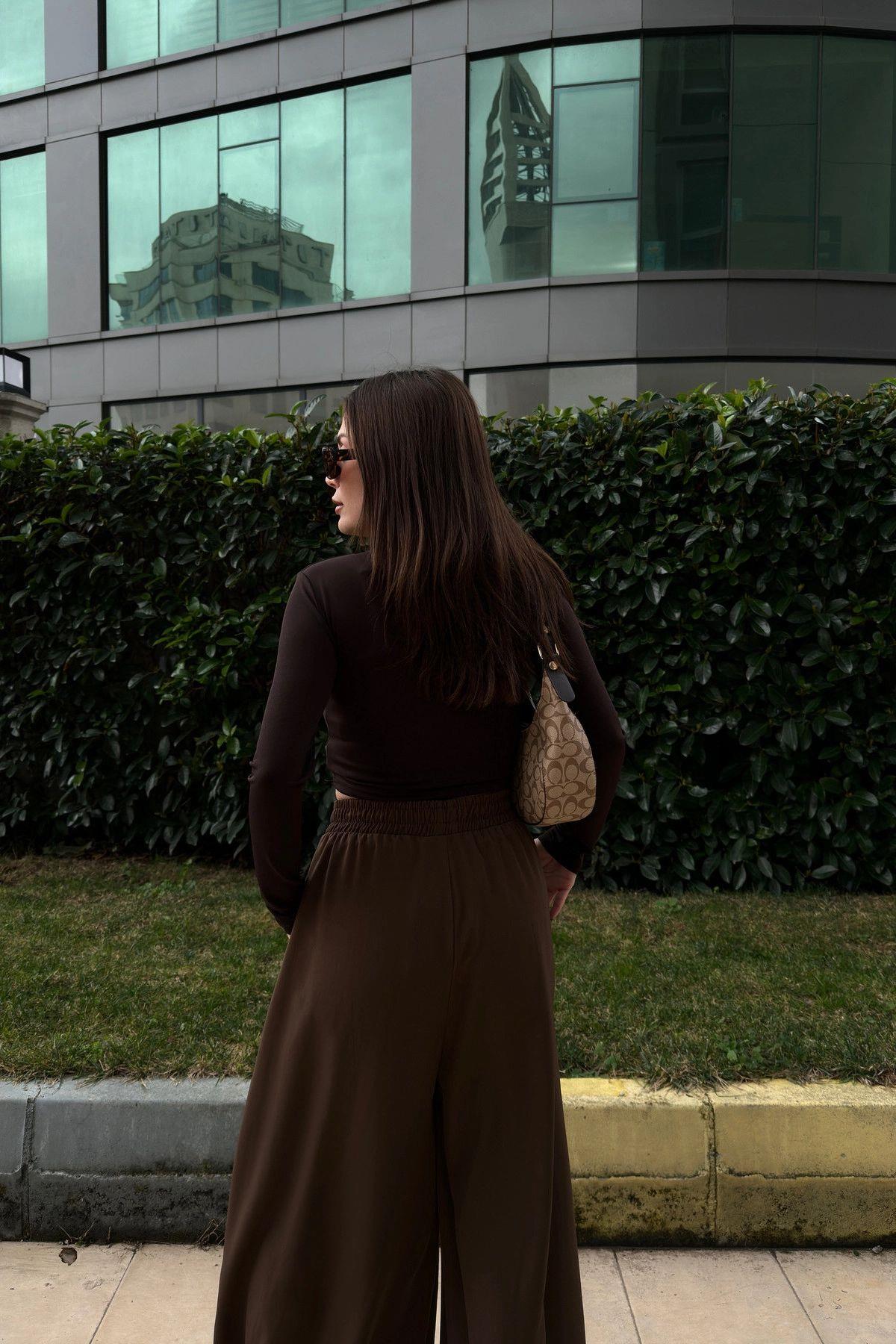 Brown Women Pants
