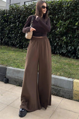 Brown Women Pants