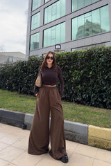 Brown Women Pants