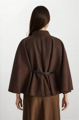 Brown Women Poncho