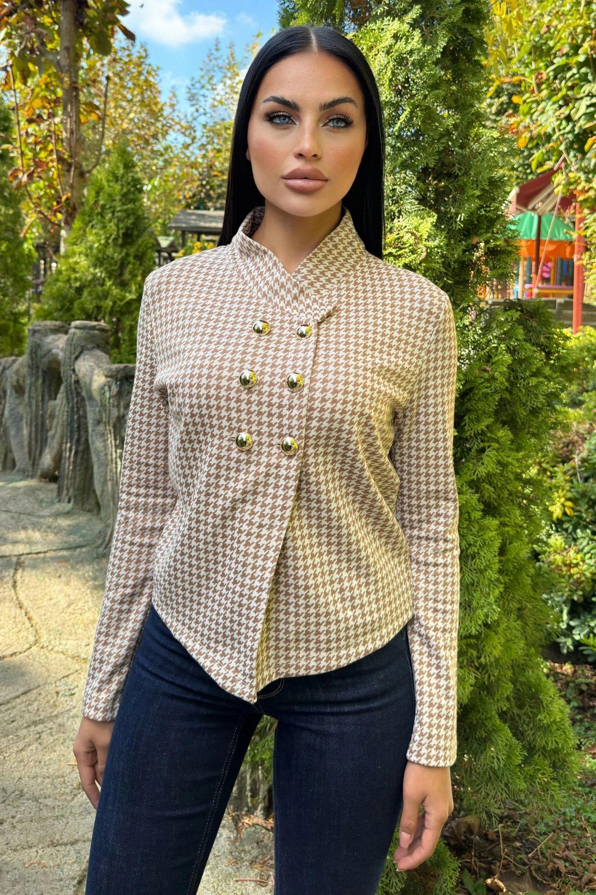 Beige Women Jacket