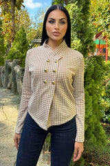 Beige Women Jacket