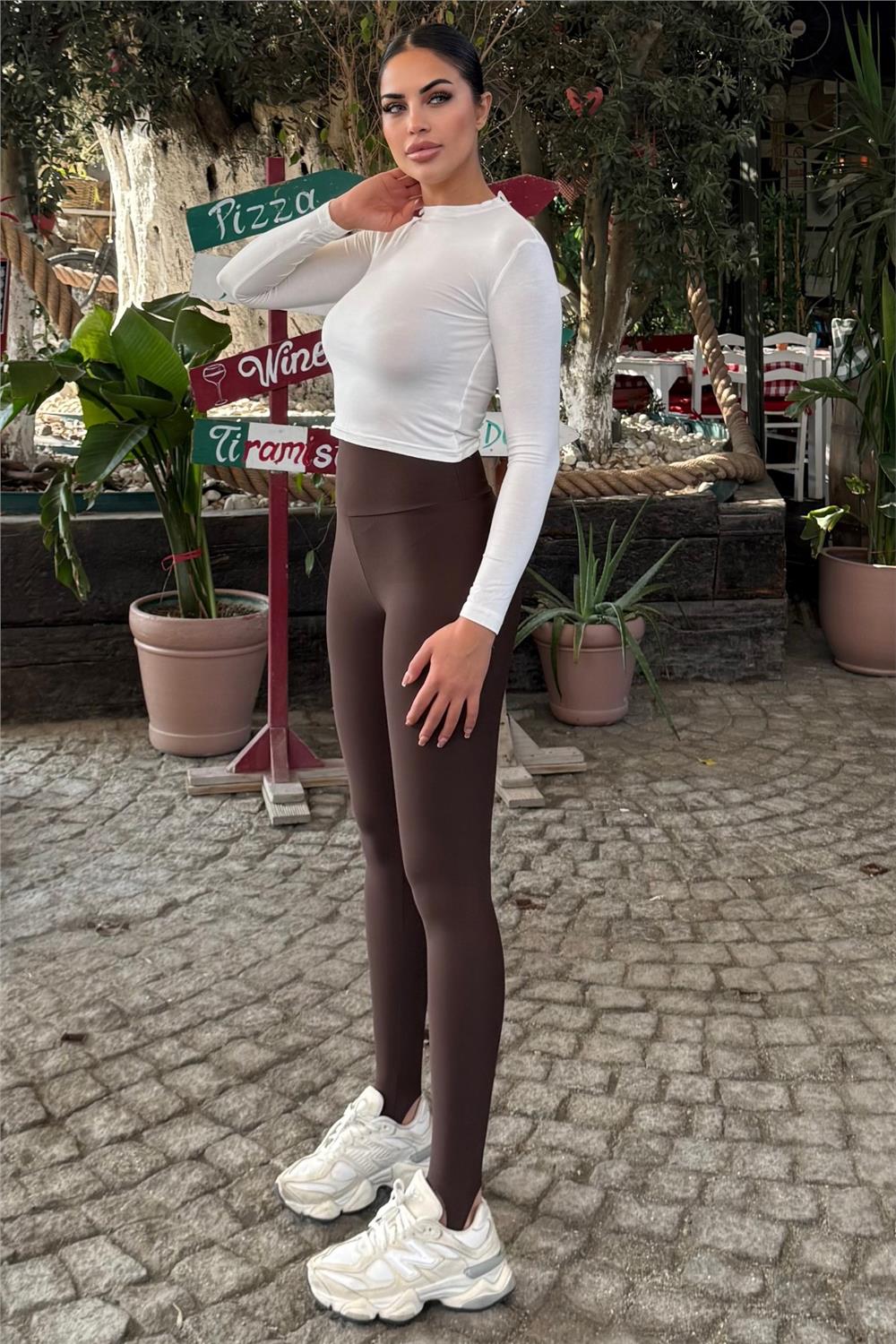Brown Women Leggings