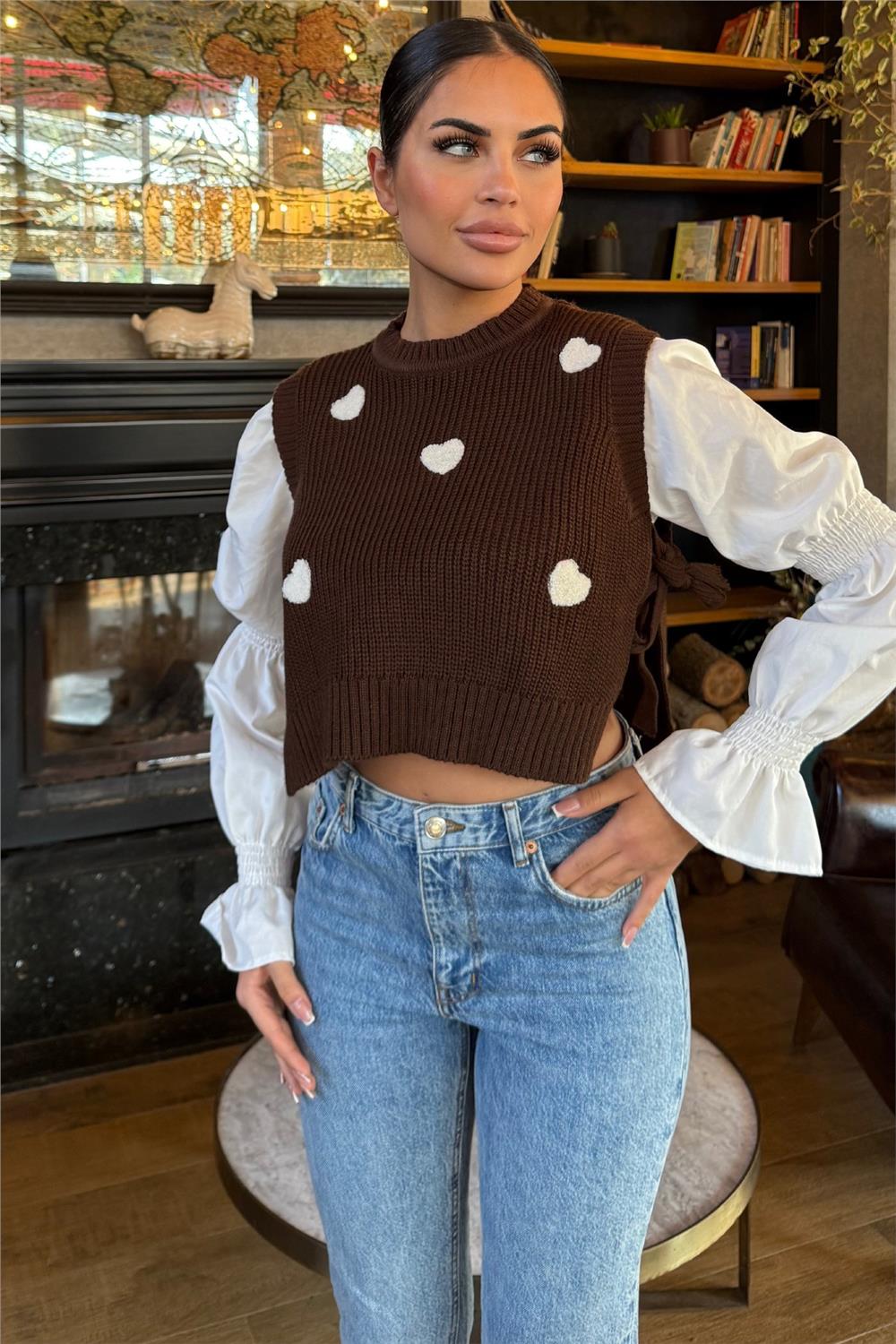 Brown Women Sweater
