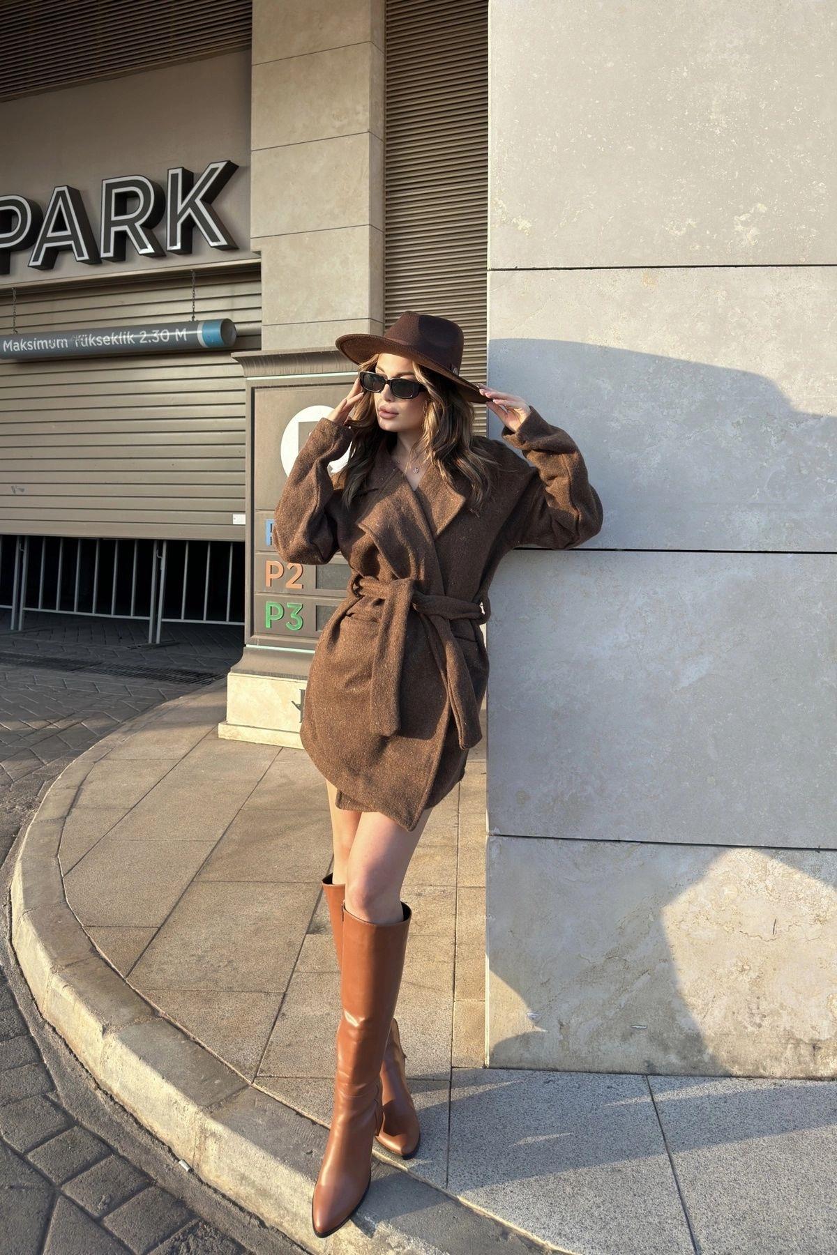 Brown Women Coat