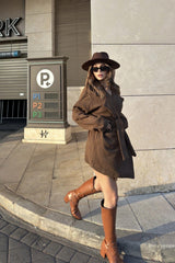 Brown Women Coat