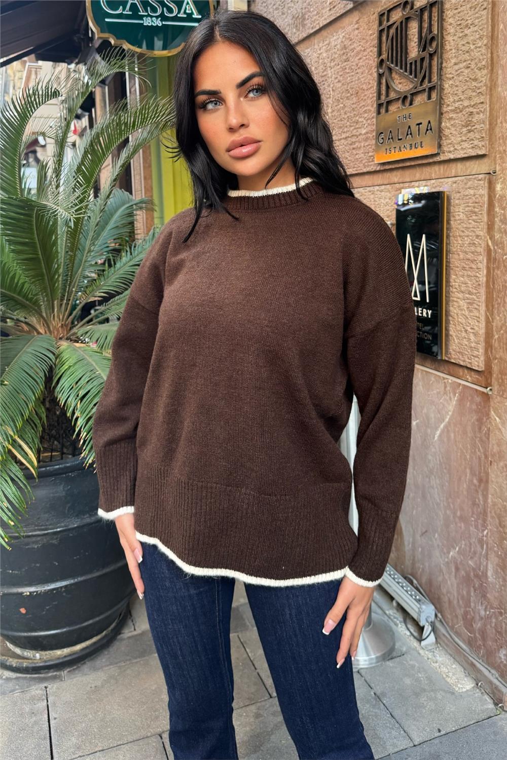 Brown Women Sweater
