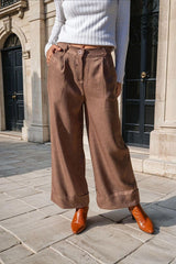 Brown Women Pants