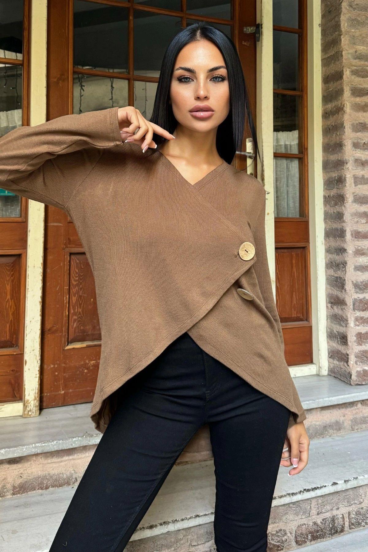 Brown Women Cardigan