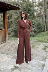 Brown Women Jumpsuit