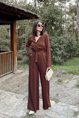 Brown Women Jumpsuit