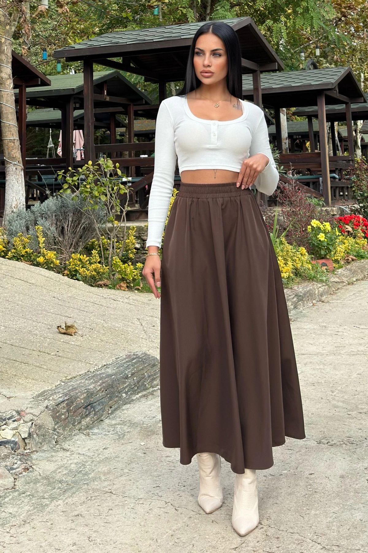 Brown Women Skirt