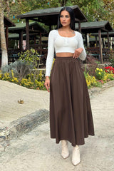 Brown Women Skirt
