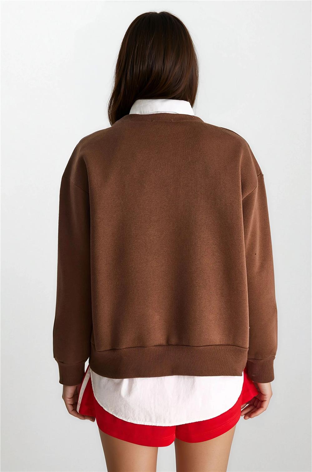 Brown Women Sweatshirt