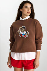 Brown Women Sweatshirt