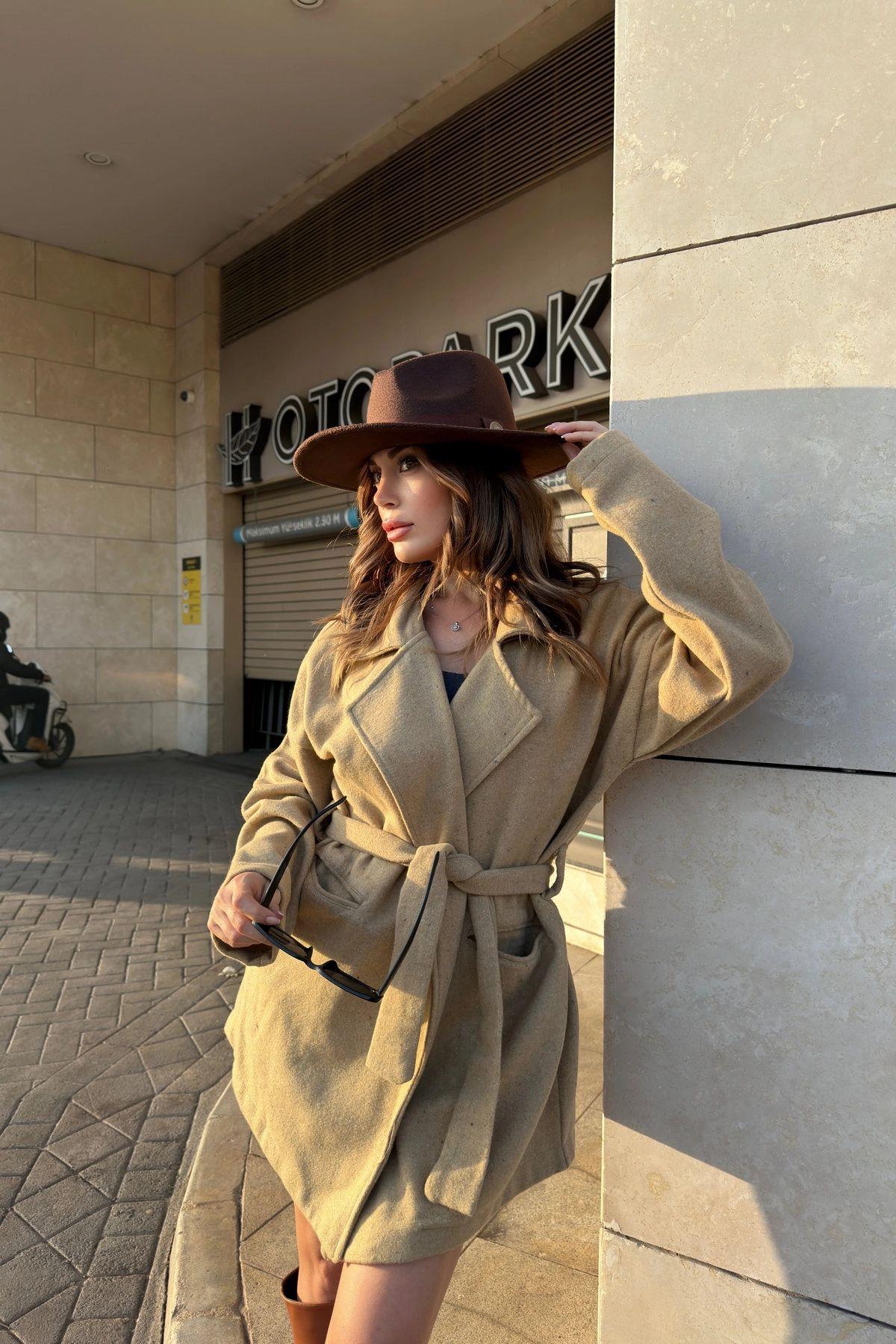 Caramel Women Coat