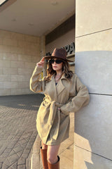 Caramel Women Coat