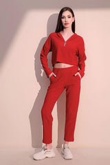 Red Women Blouse