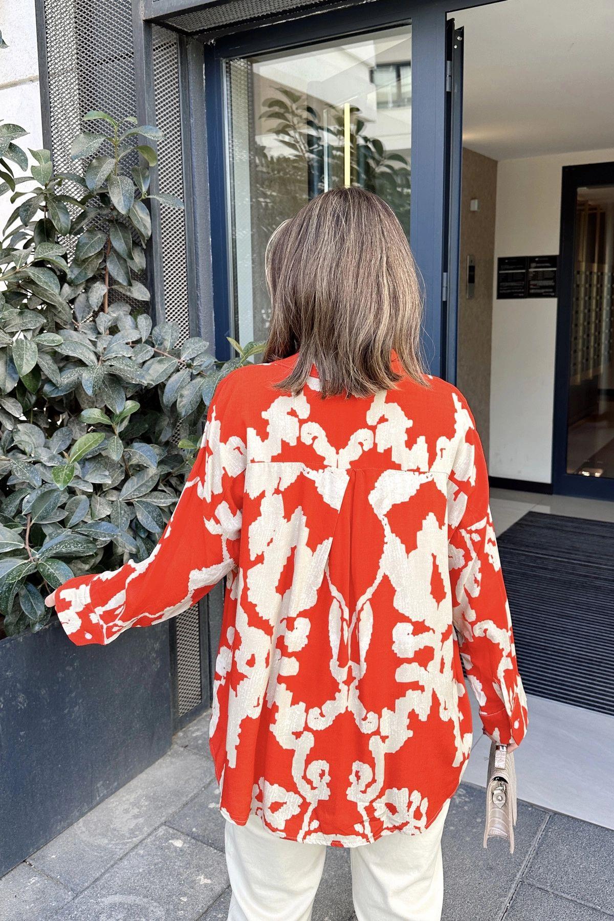 Red Women Shirt