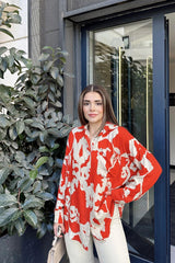 Red Women Shirt