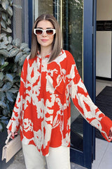 Red Women Shirt