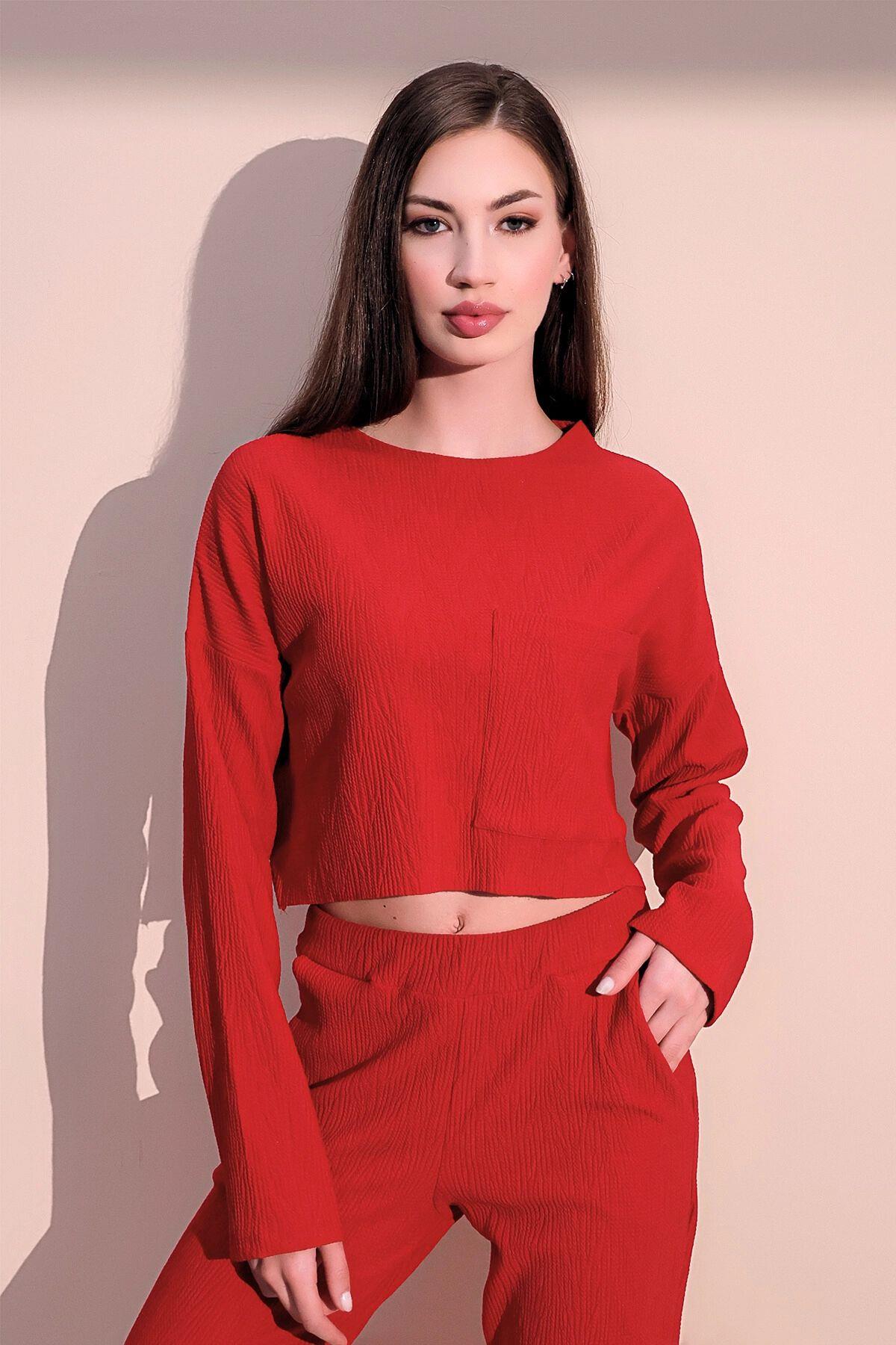Red Women Blouse