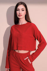 Red Women Blouse